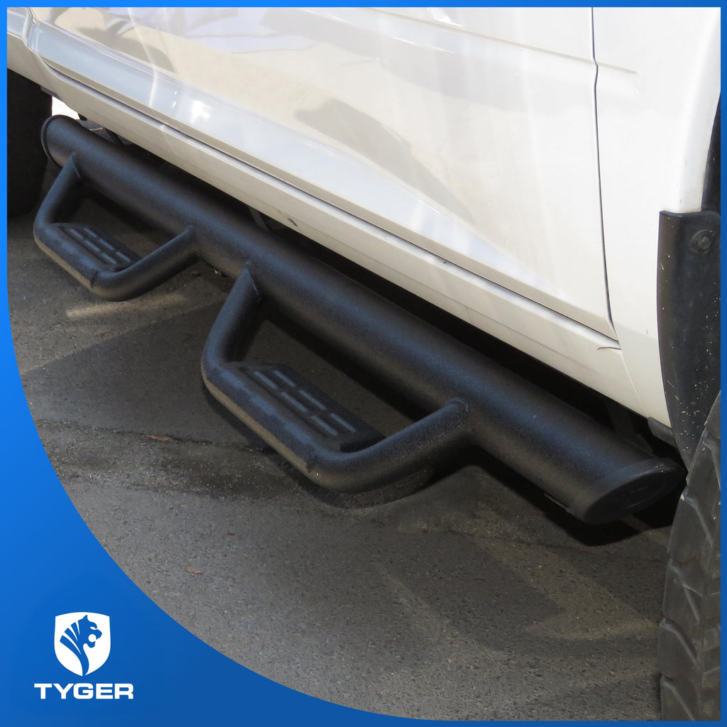 Tyger Auto Tyger Access Running Boards Compatible with 2009-2018 Dodge Ram 1500; 2010-2026 2500 3500; 2019-2024 Classic | Crew Cab | TG-AS2D24005 | Textured Black Drop Step Rail