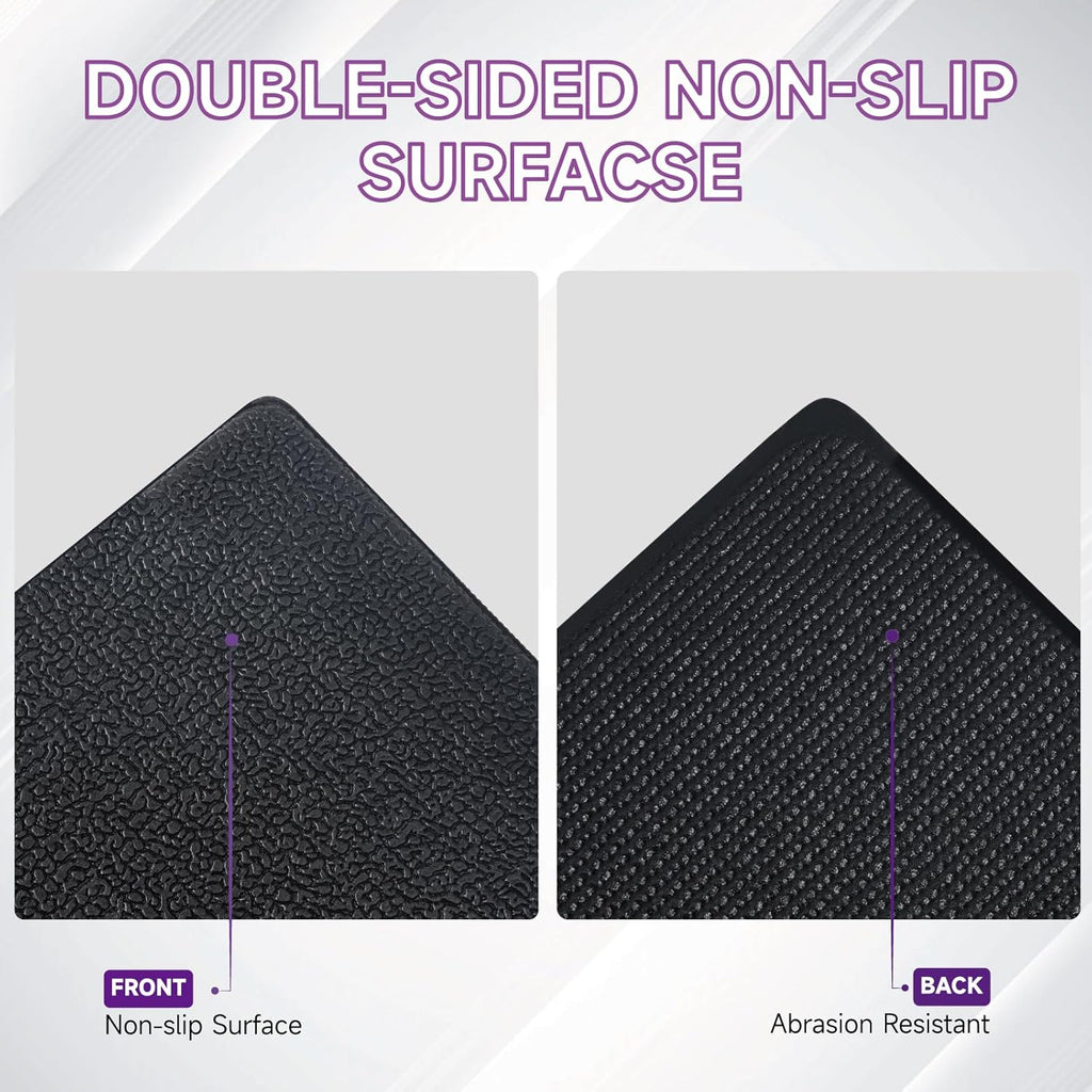 GWT 36" x 78" Durable Anti-Slip Workout Mat - 1/4" Thick Ultimate Floor Protection, Noise-Reducing,Tear-Resistant All-Purpose Exercise Mat for Treadmills, Home Gym, Yoga, and Weightlifting