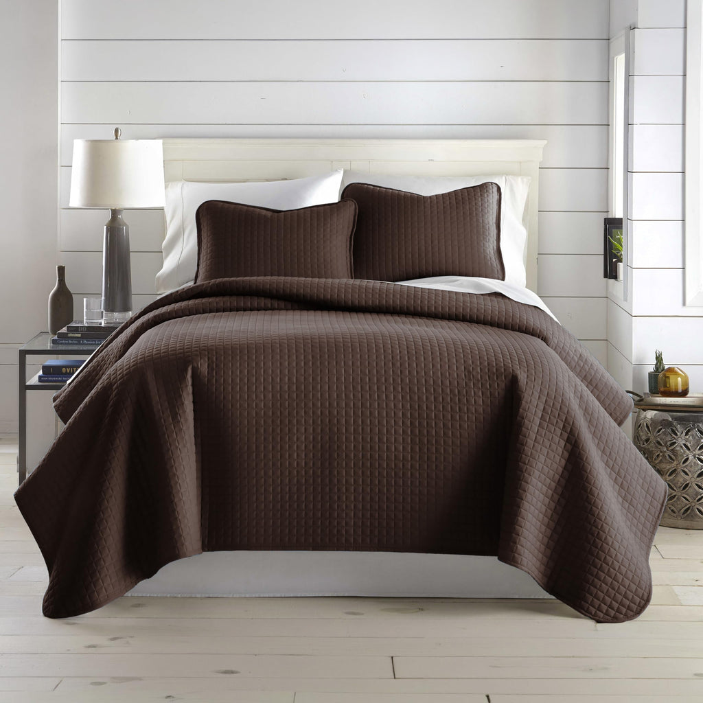 Southshore Fine Living, Inc. XL Twin Quilt Set, Microfiber Quilted Bedspread, White Bedding Twin Coverlet w/Pillow Sham, Pet Hair Resistant Bedding Coverlet Set, Quilted Coverlet, Bright White Quilt