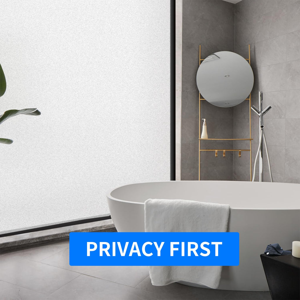 Window Privacy Blinds, Removable Glass Door Privacy Film, Suitable for Bathrooms, Offices, Static Cling Decorative Film, Reusable Window Stickers (Blinds, 17.5 x 78.7 inch)