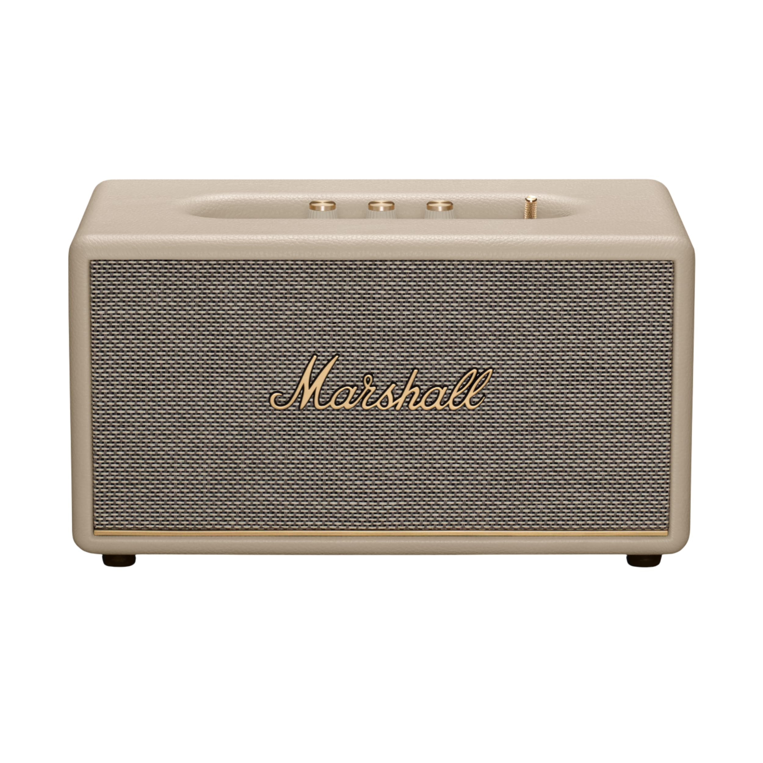 Marshall Stanmore III Bluetooth Home Speaker - Loud Stereo Sound with Bass and Treble Controls | Plug-in Powered | Record Player Compatible | RCA and 3.5mm Aux Inputs - Black