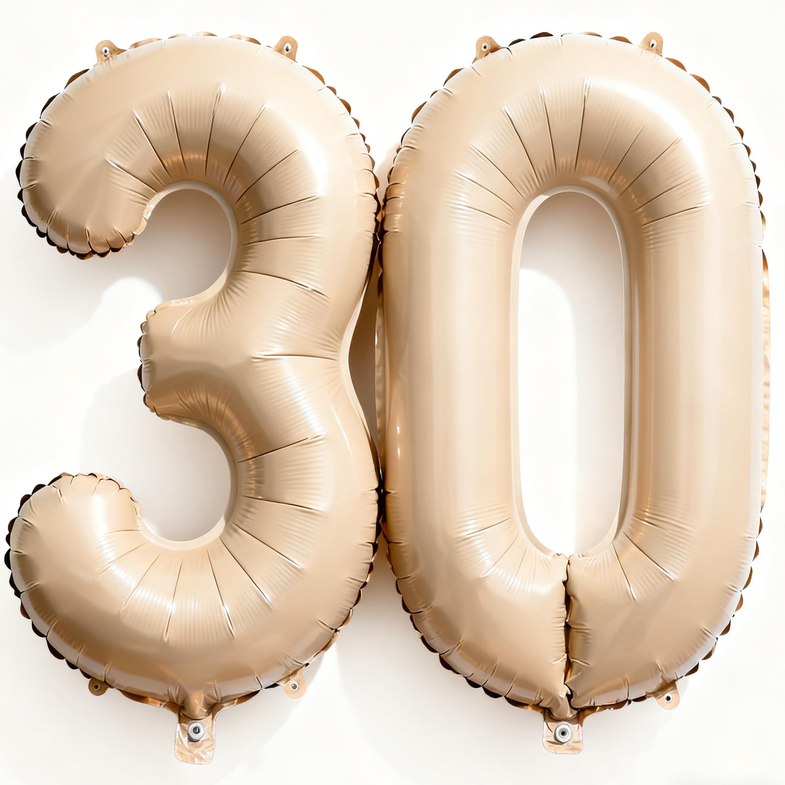 Brown Number 10 Balloons 40 Inch Giant Brown 10 Foil Mylar Balloons for 10th Birthday Anniversary Events Party Decorations