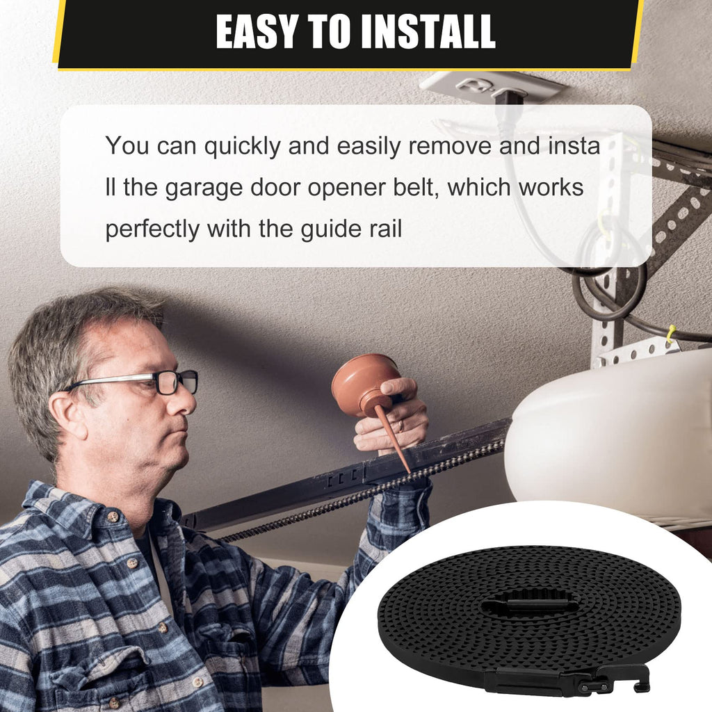 Vanesa 41A5250 Belt for 7 Ft High Garage Door, 237" Garage Door Opener Belt Compatible with liftmaster Chamberlain Garage Door Opener Models HD920EV WD822KD 248739 248754 HD900D HD520EV