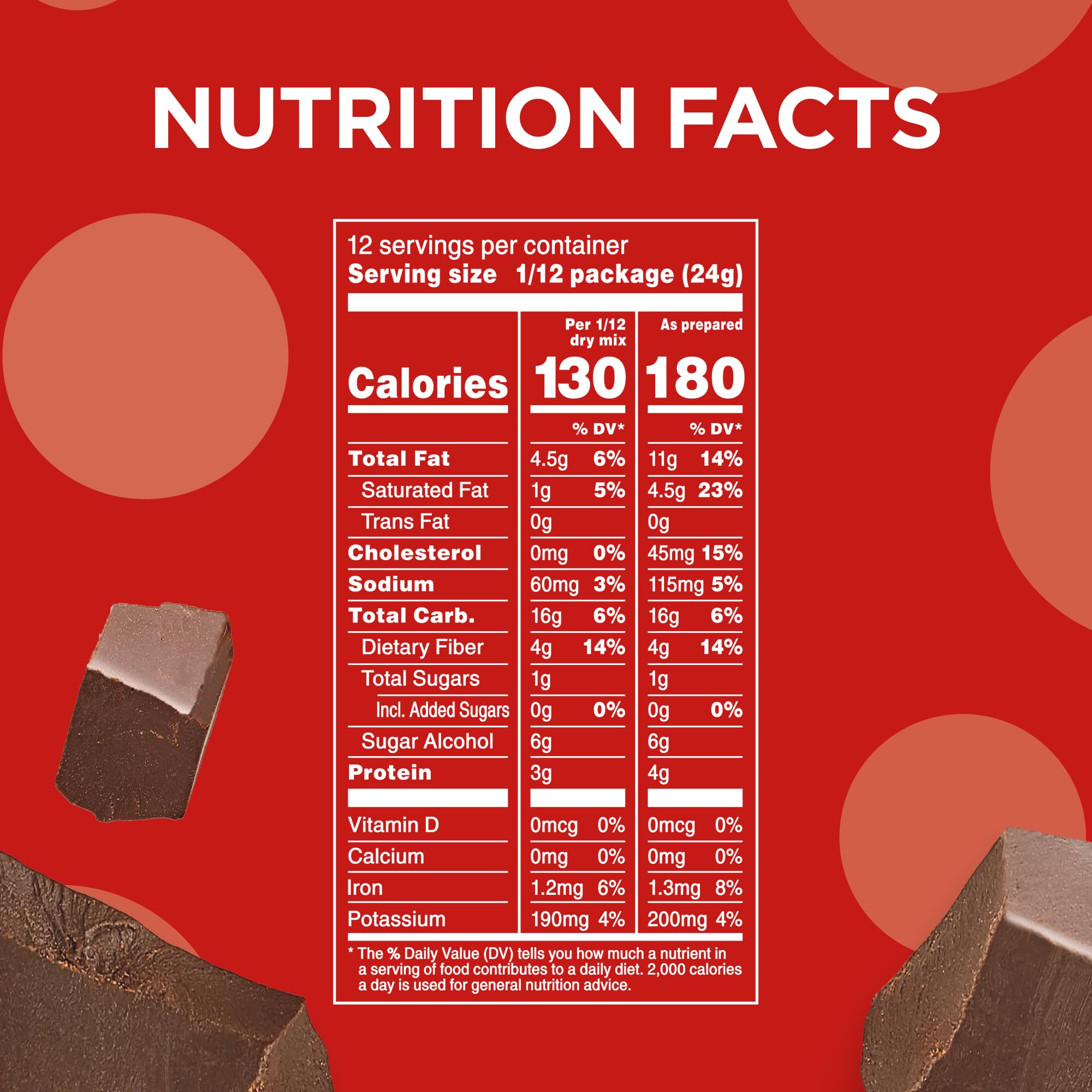 Duncan Hines Keto Friendly Chewy Fudge Brownie Mix, Gluten Free, 10 oz.