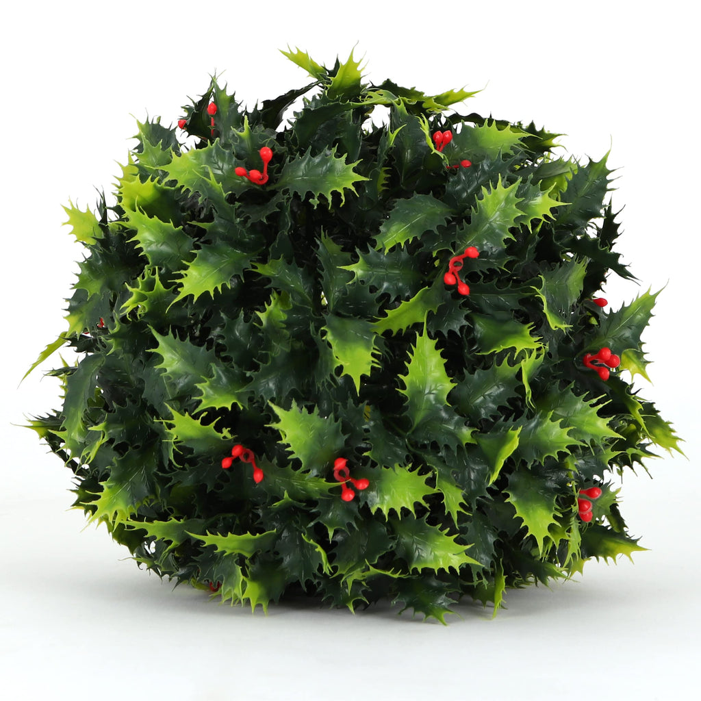 3rd Street Inn XL Baby's Breath Topiary Ball - Artificial Plant Set - Indoor/Outdoor Wedding Party Decor - Faux Foliage Garden Sphere - Tree and Bush Substitute (19")