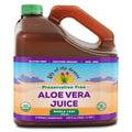 Lily of the Desert Aloe Vera Juice Preservative Free, Whole Leaf Filtered Aloe Vera Drink 128 Fl Oz with Cup, Bottle