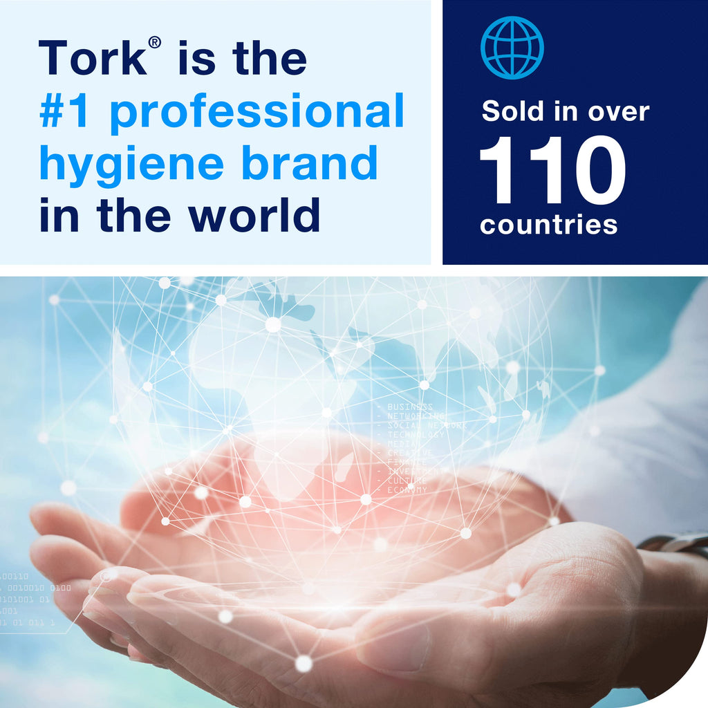 Tork PeakServe Continuous Paper Hand Towels White H5, Premium, Compressed, 12 x 270 sheets, 105066