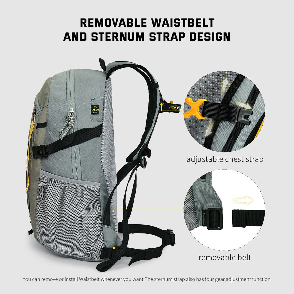 SKYSPER Small Hiking Backpack, 20L Lightweight Travel Backpacks Hiking Daypack for Women Men