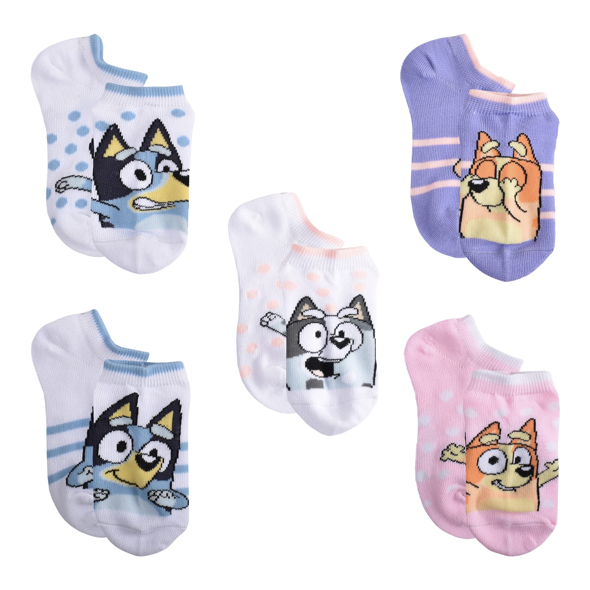 Bluey 5PK CHEER SHORTIE SOCKS