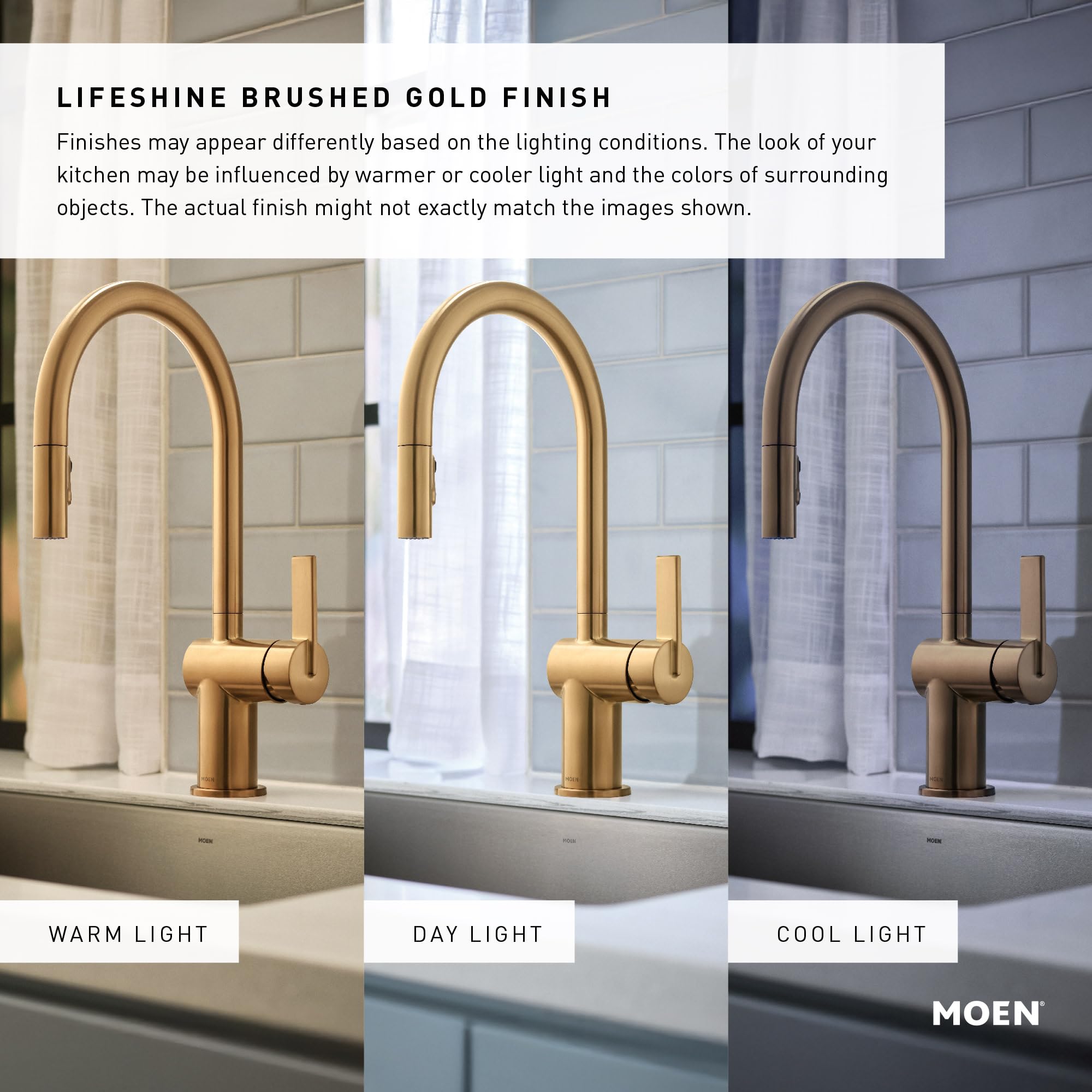 Moen Align Brushed Gold 18-Inch Modern Single -Towel Bar, YB0418BG
