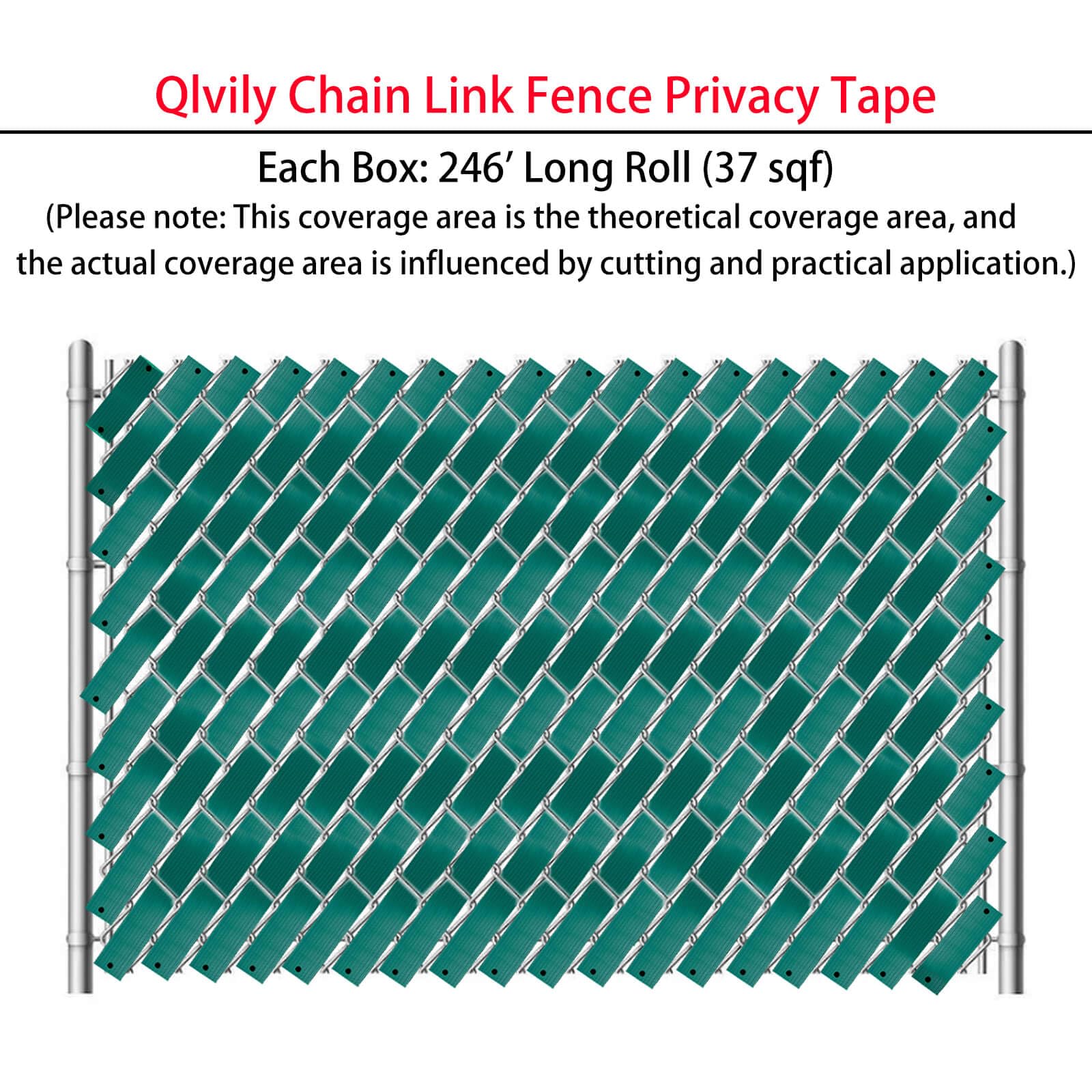 Chain Link Fence Privacy Tape, 246ft x 0.15ft Chain Link Fence Slats, Fence Covering Privacy, Brown (200PCS Button + Puncher Included)
