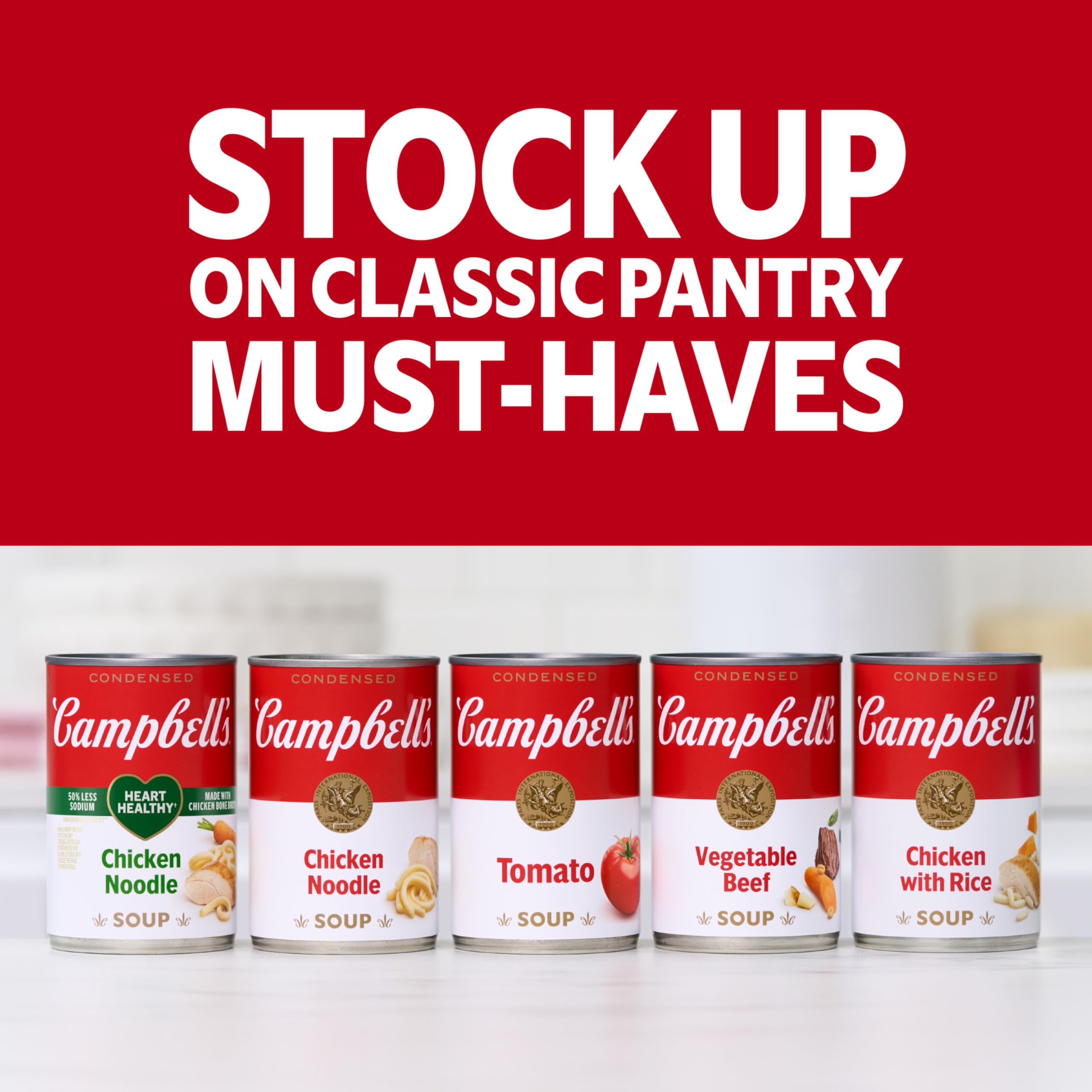 Campbell's Condensed Chicken Gumbo Soup, 10.5 Ounce Can