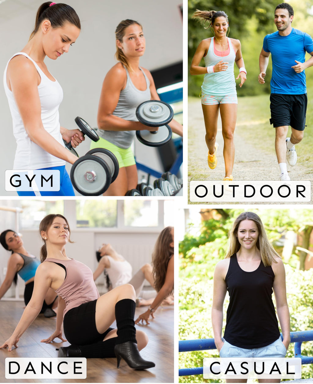 Sexy Basics Women's Everyday Flowy Burnout Slub Racer Back Tanks | Active Workout Tops | Multi Packs & Colors