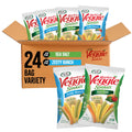 Sensible Portions Garden Veggie Snacks - Veggie Straws, Snack Size Variety Pack, Sea Salt & Zesty Ranch, 1 Oz (Pack of 24)