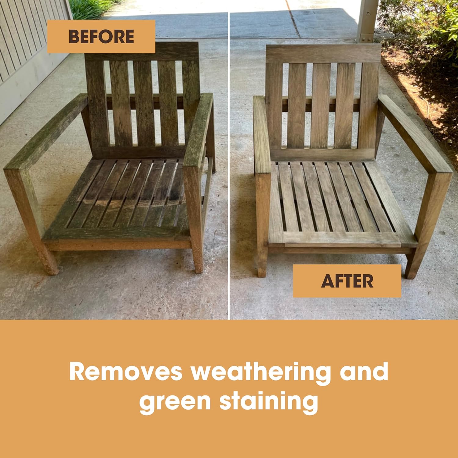 Furniture Clinic Teak Care Kit | For Teak Outdoor Wood Patio Furniture | Clean, Brighten, Nourish, and Protect Treated and Untreated Wood | Contains Cleaner, Brightener, & Oil