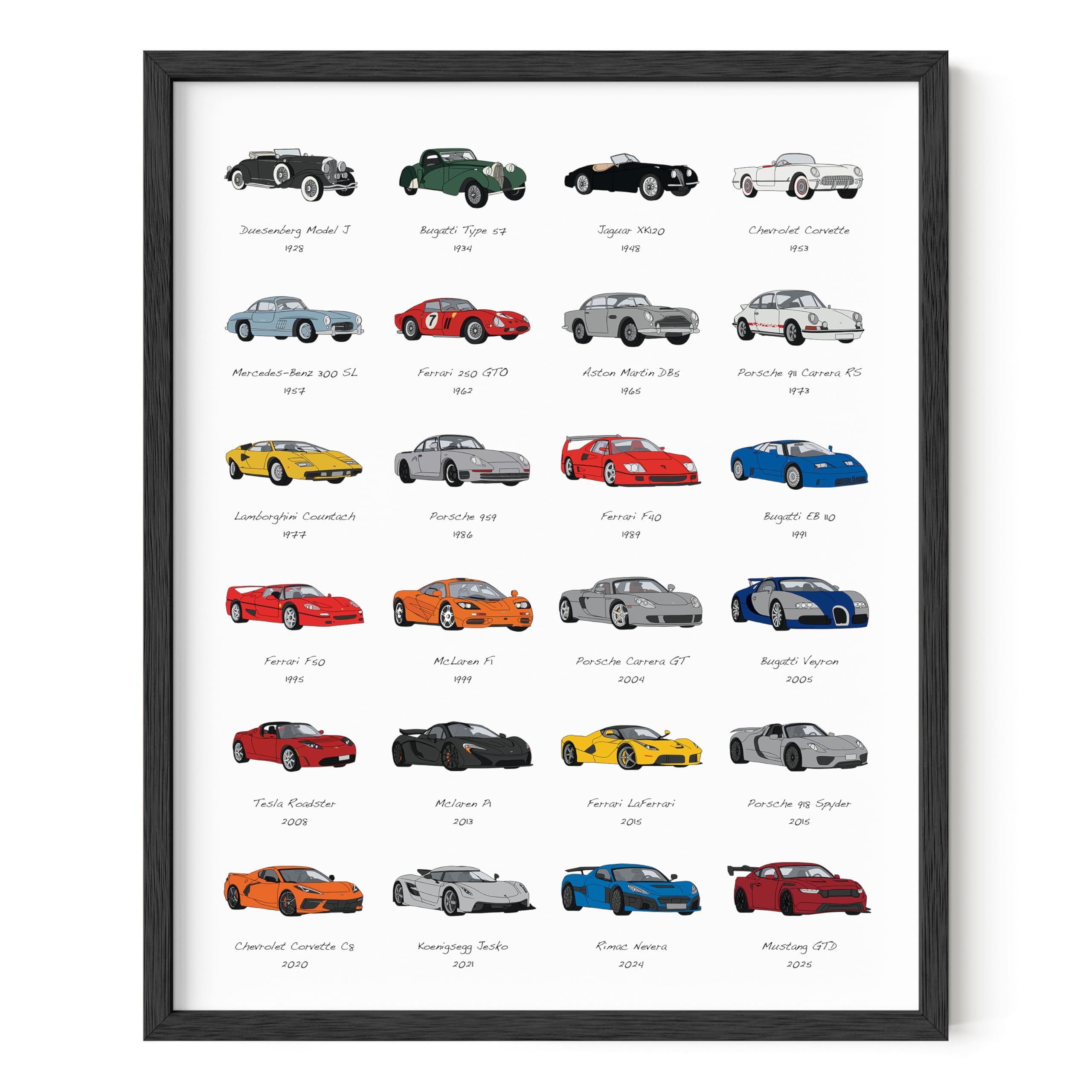 HAUS AND HUES Video Game Art, Video Game Posters for Boys Room, Gaming Room Decor for Boys Wall Decor, Gamer Wall Decor, Gaming Decorations (Beige Frame, 12x16)