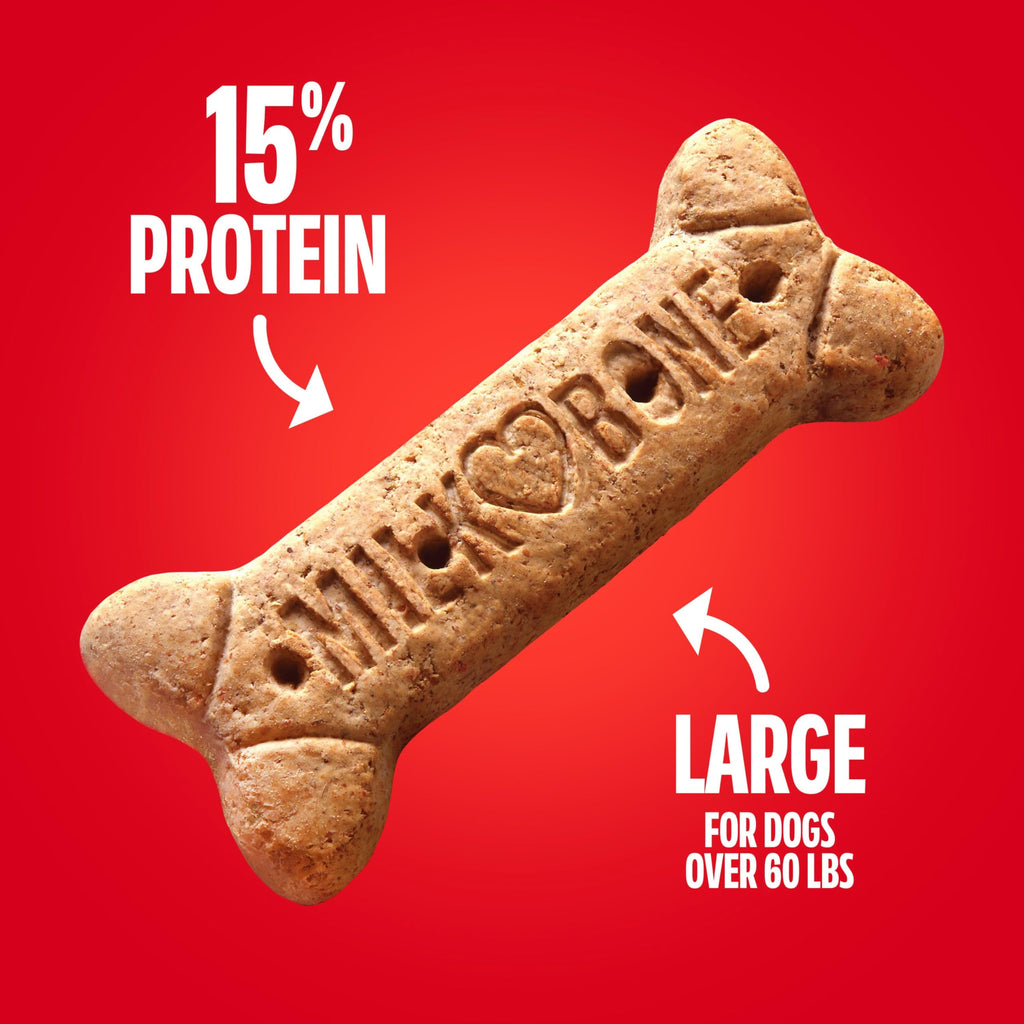 Milk-Bone Crunchy Small Dog Treats, 24 Oz. Boxes, Original Beef Flavor (Pack of 12)