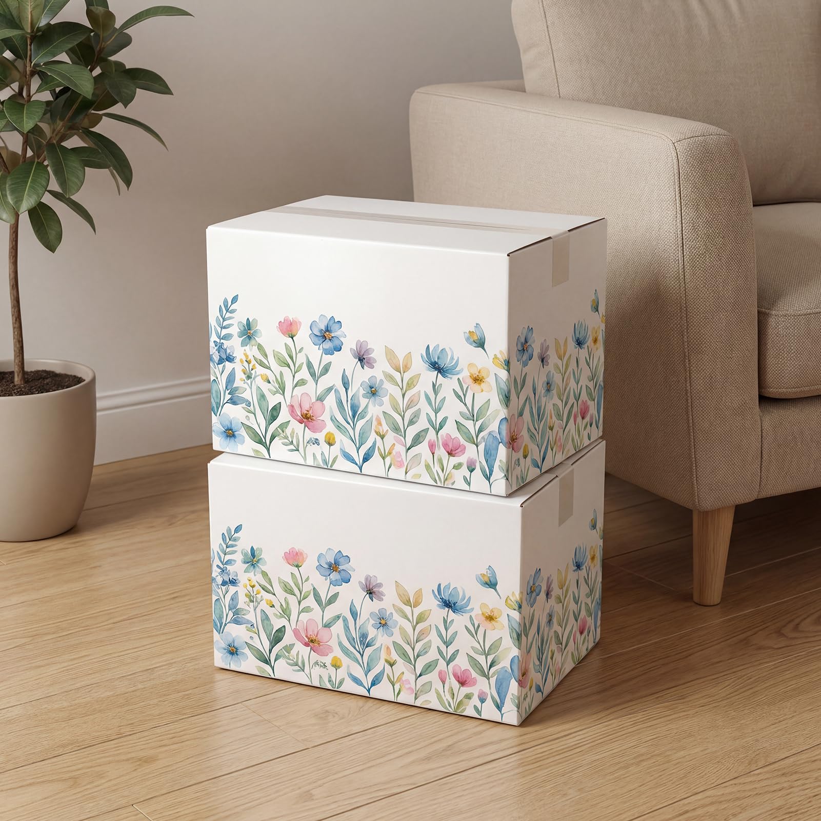 Hoikwo 40 Pack 4x4x2 Shipping Boxes for Small Business, Black Packaging Cardboard Boxes, Moving Mailing Packing Box