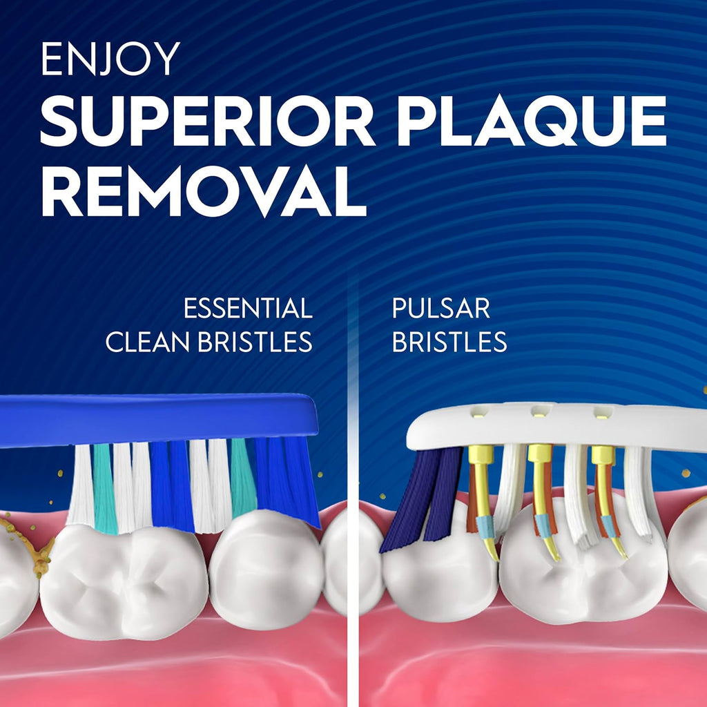 Oral-B Pro-Health Pulsar Battery Toothbrush, 2-Pack, Soft Bristles Brushes for Adults