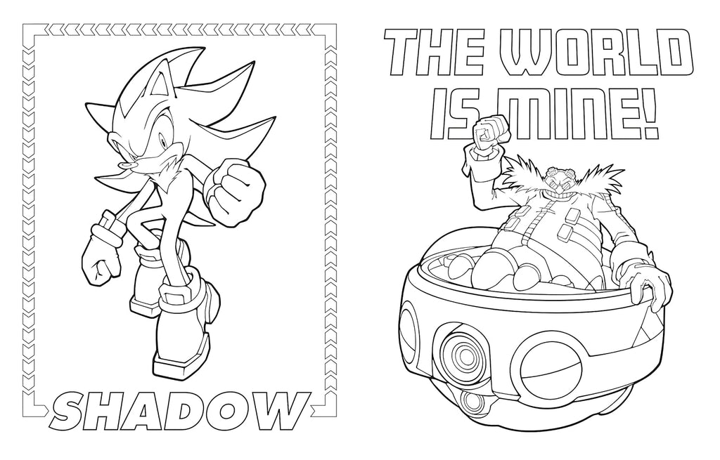 Sonic the Hedgehog: The Official Coloring Book
