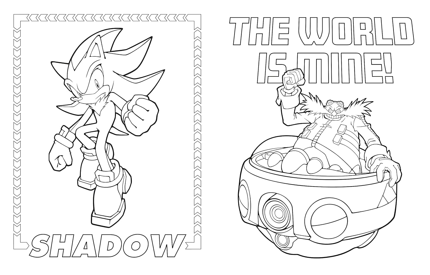 Sonic the Hedgehog: The Official Coloring Book