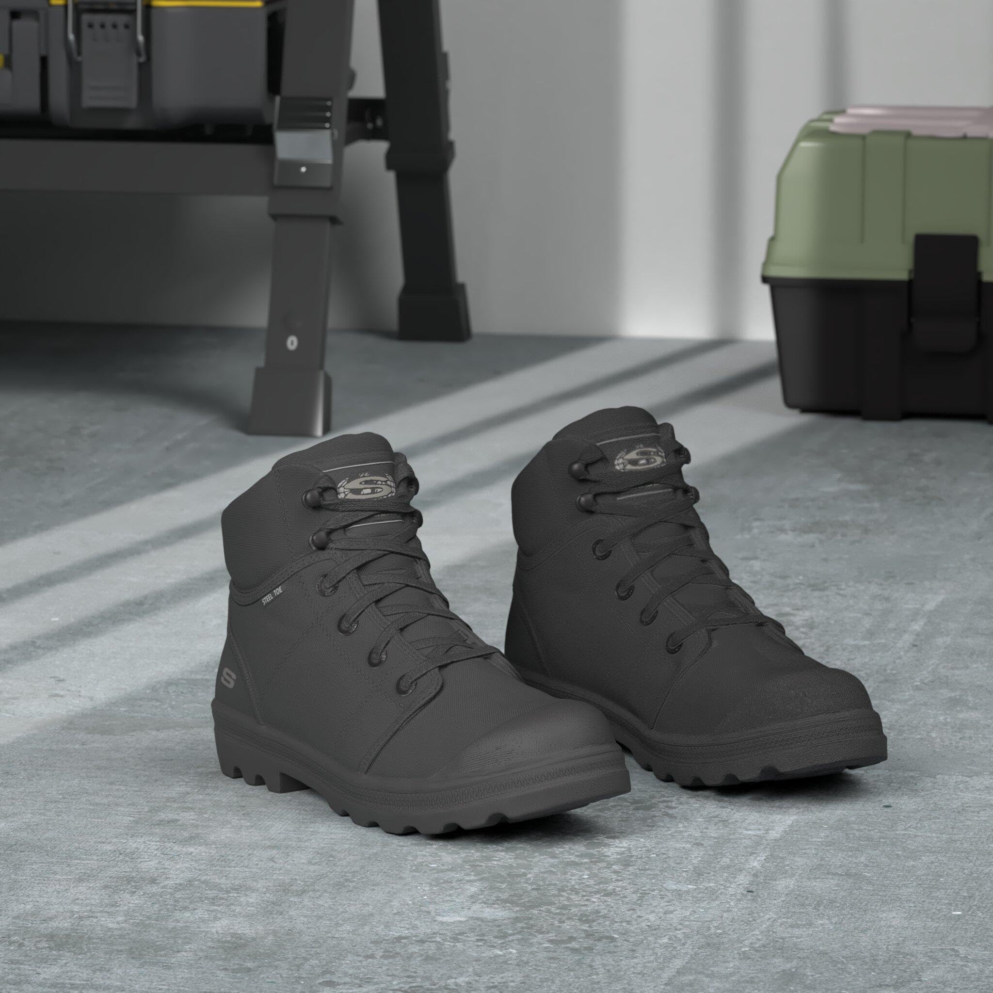 Skechers Women's Rotund Darragh Work Lace-Up Safety Toe Boots