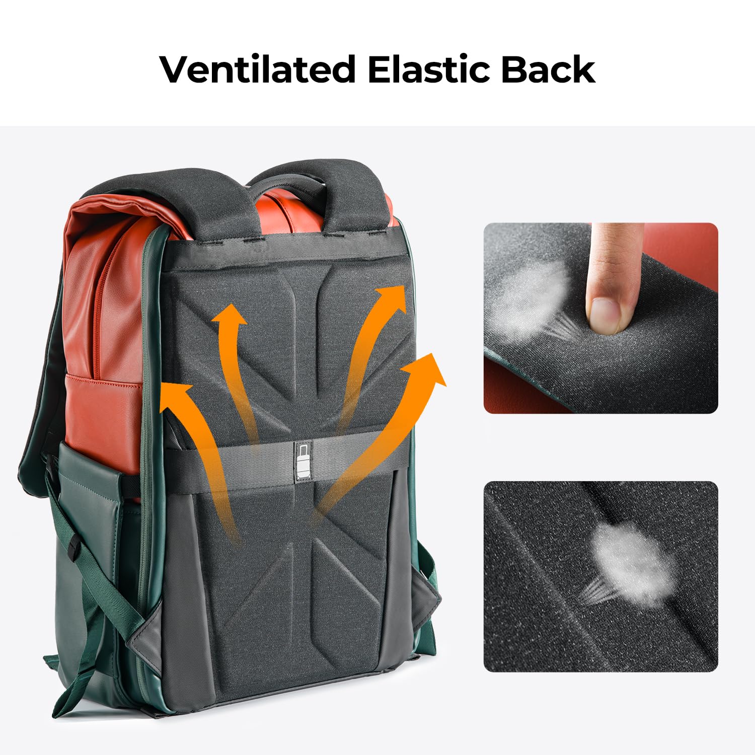 K&F CONCEPT Camera Backpack, Camera Bags for Photographers Dslr Cameras Compatible for Canon Nikon Sony DJI Mavic Drone, 20L Large Capacity Bag Cover 15.6 Inch Laptop Camera Cases with Raincover
