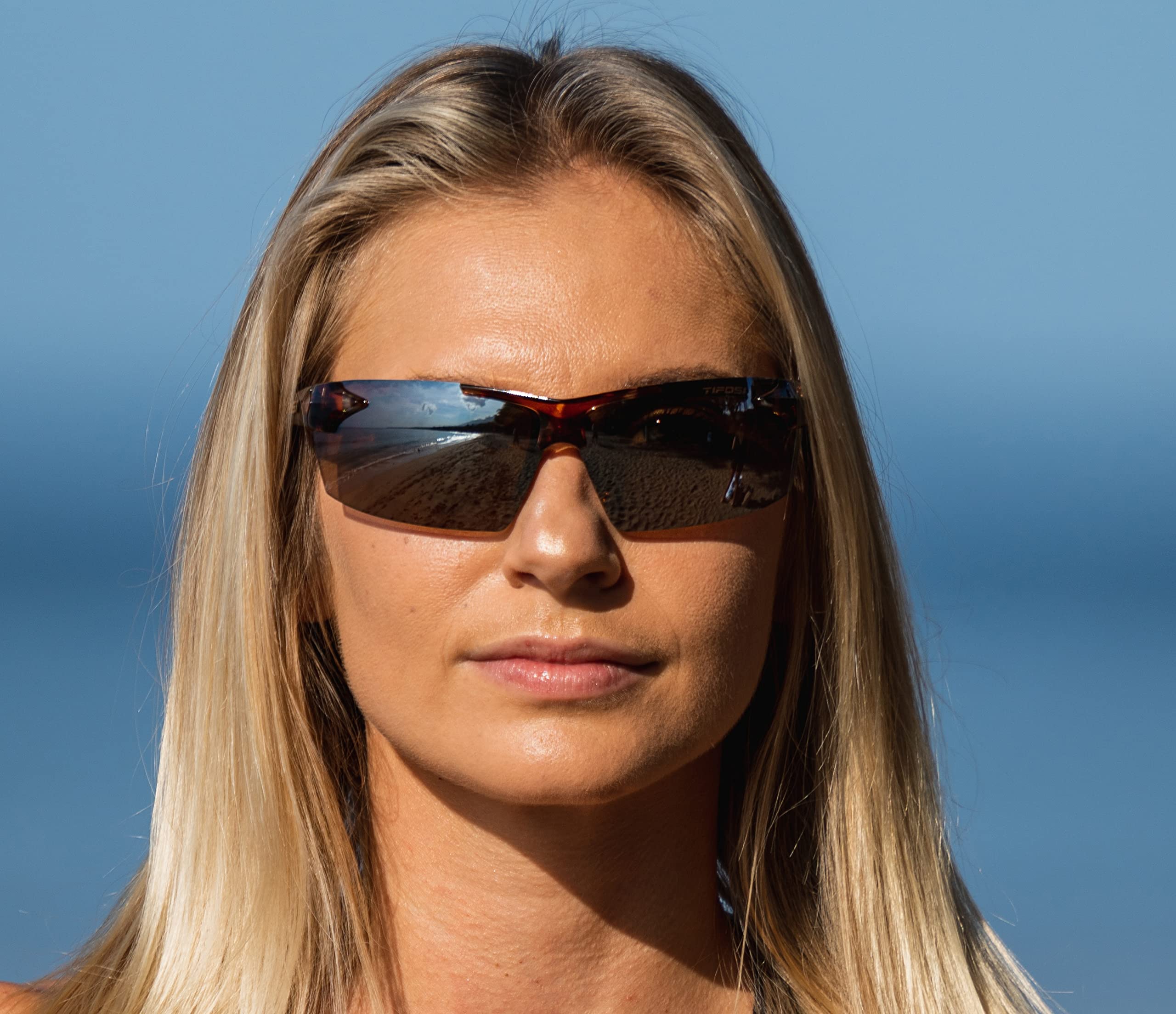 Tifosi Track Sport Men & Women Sunglasses - Ideal For Baseball, Golf, Pickleball, Running and Tennis - Unisex Glasses