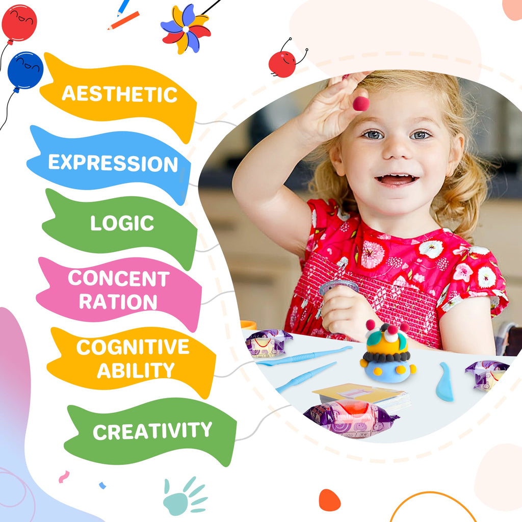Air Dry Clay 102 Colors, Modeling Clay for Kids, Magic Clay, DIY Molding Clay Kit with Sculpting Tools, Soft and Non-Sticky, Arts and Crafts Gift for Boys Girls Kids