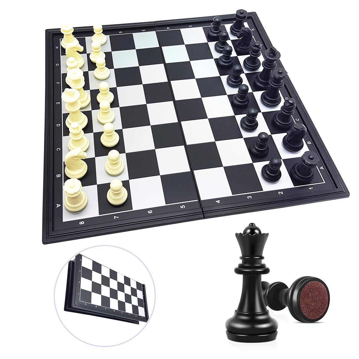 Lexibook - Harry Potter Chess Games, Magnetic and Foldable Chess Board, 32 Pieces, Family Game, CGM300HP