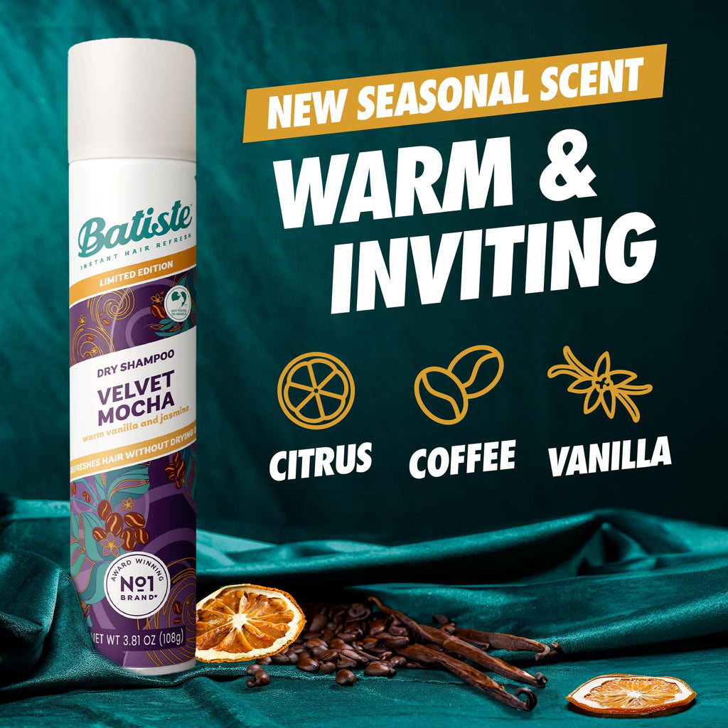 Batiste Dry Shampoo, Waterless shampoo, Original, 3.81oz, Pack of 3