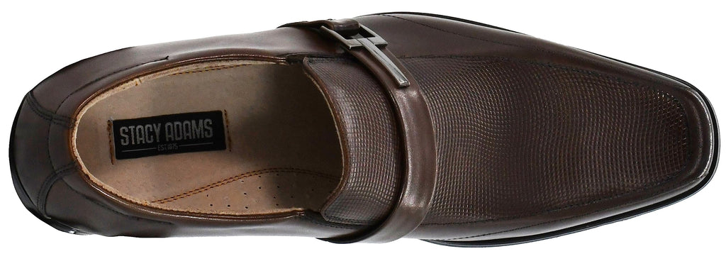 STACY ADAMS Men's Beau Moc Toe Bit Slip-On Loafer