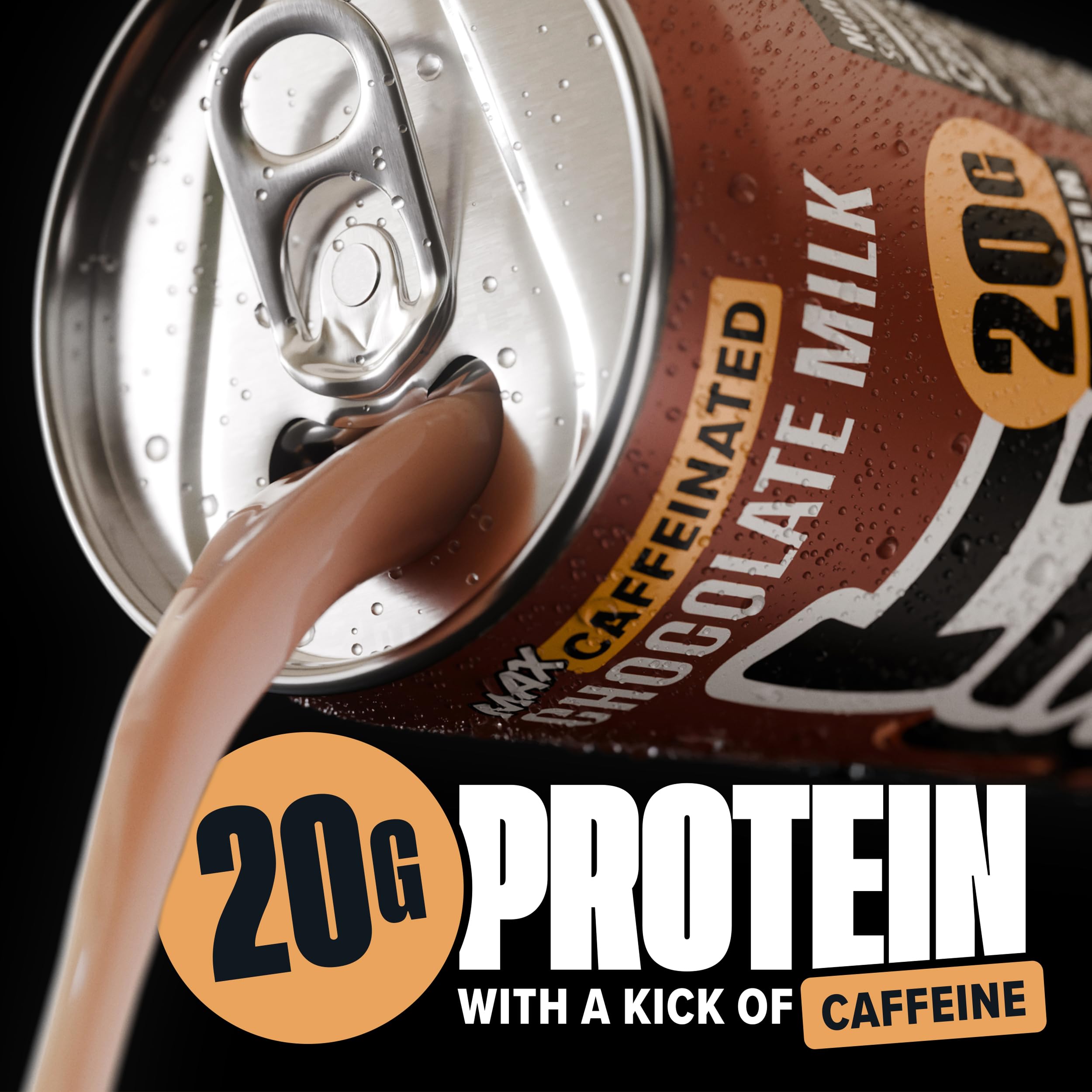 Spylt High Protein Milk - 6 Flavor Variety Pack with 60mg Caffeine & 20g Protein - 90 Calories, Ready to Drink, Sugar Free, Lactose Free Milk, Perfect for Workout Recovery & Afternoon Pick Me Up - 12 Count - Packaging May Vary