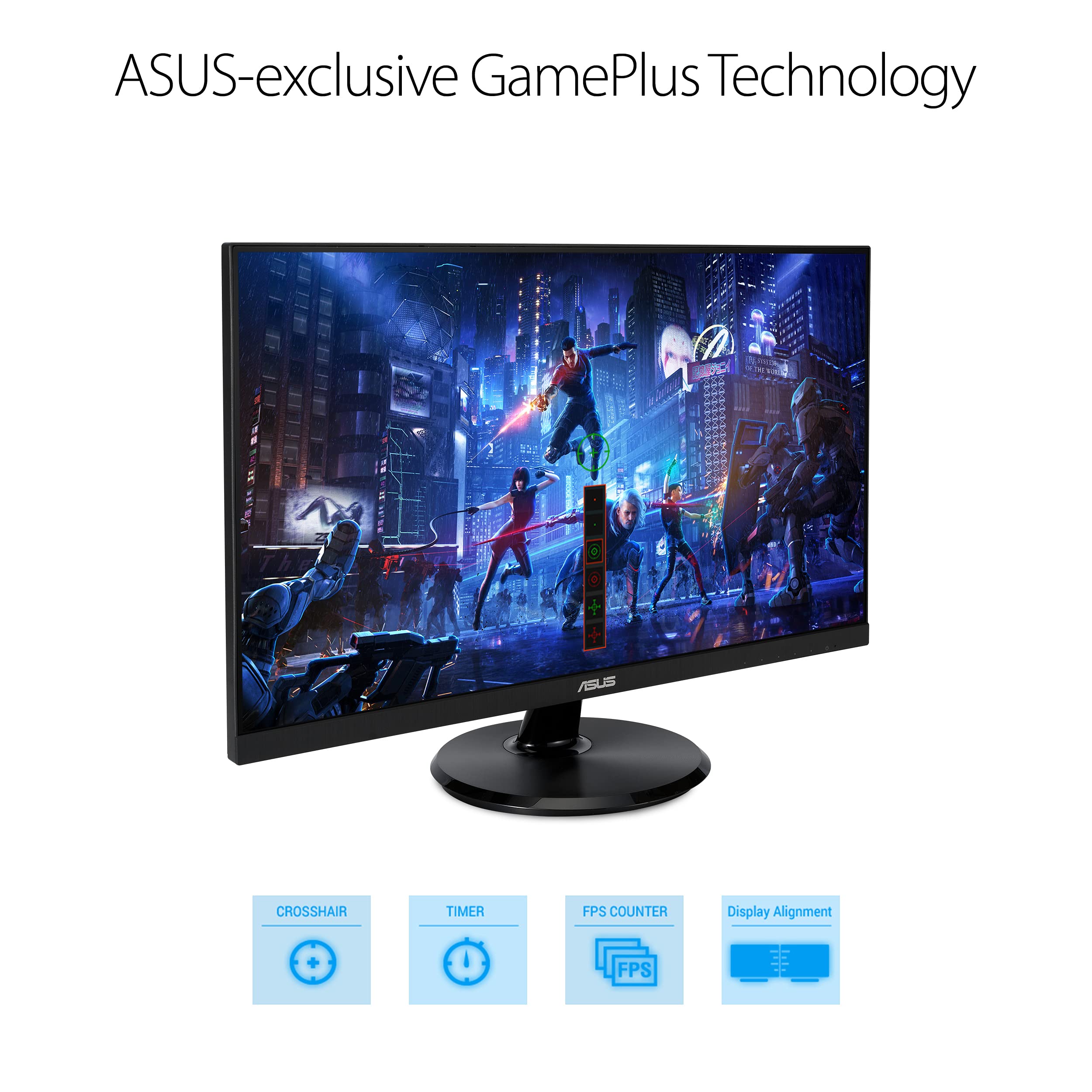 ASUS 22” Eye Care Monitor (VP229QF) – 100Hz, IPS, Full HD, 99% sRGB, Frameless, Adaptive-Sync, DisplayPort, HDMI, Low Blue Light, Flicker Free, Wall Mountable, 3 yr Warranty
