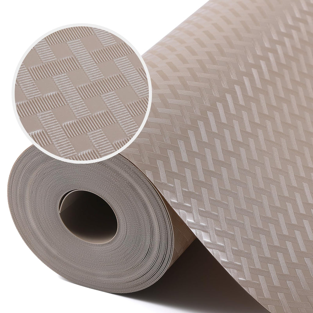 Shelf Liners for Kitchen Cabinets Refrigerator Liners Waterproof Kitchen Cupboard Liner Durable Plastic Drawer Mats EVA Material Non Adhesive Fridge Liner for Shelves - Clear 11.8 x 59 Inches
