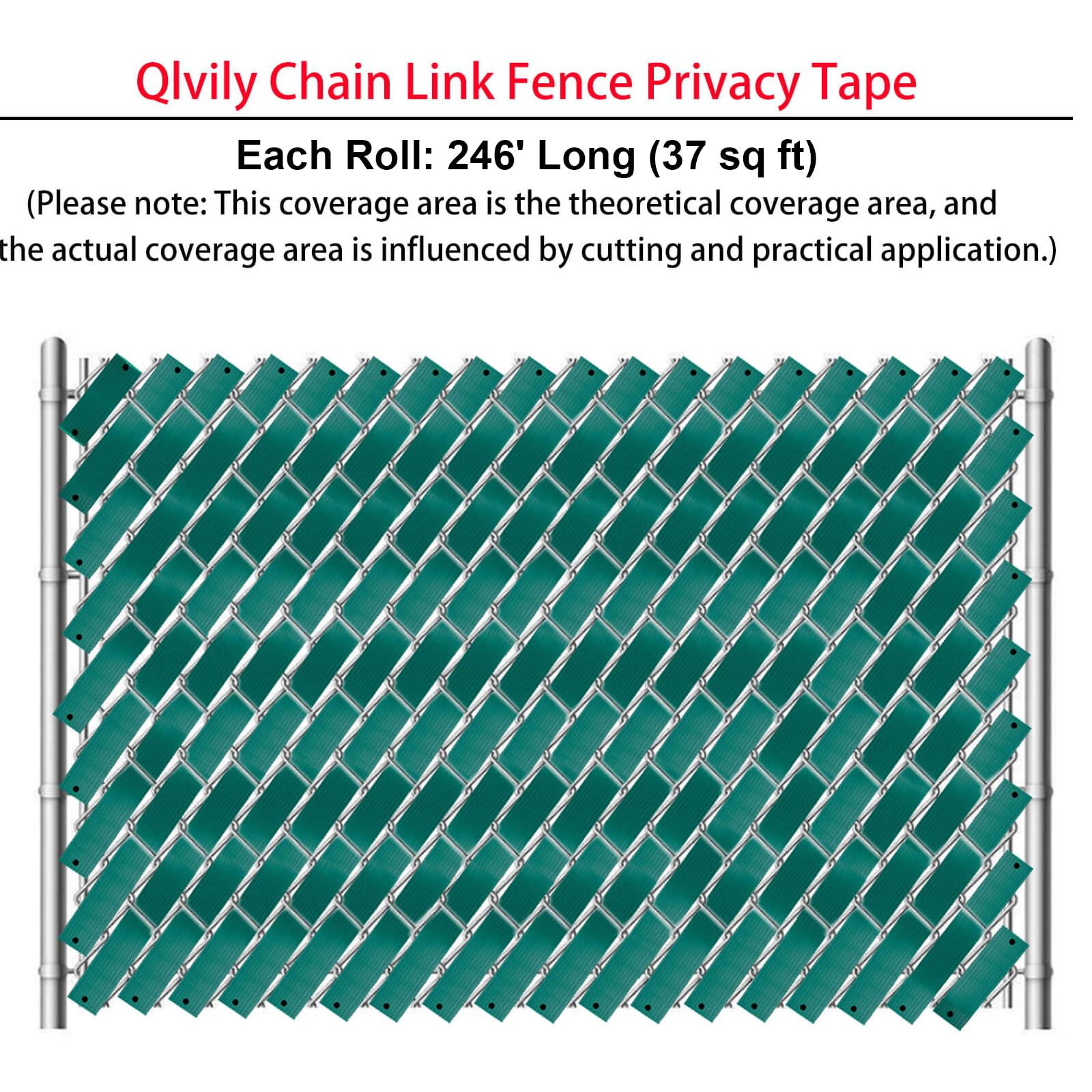 Chain Link Fence Privacy Tape, 246ft x 0.15ft Chain Link Fence Slats, Fence Covering Privacy, Brown (200PCS Button + Puncher Included)