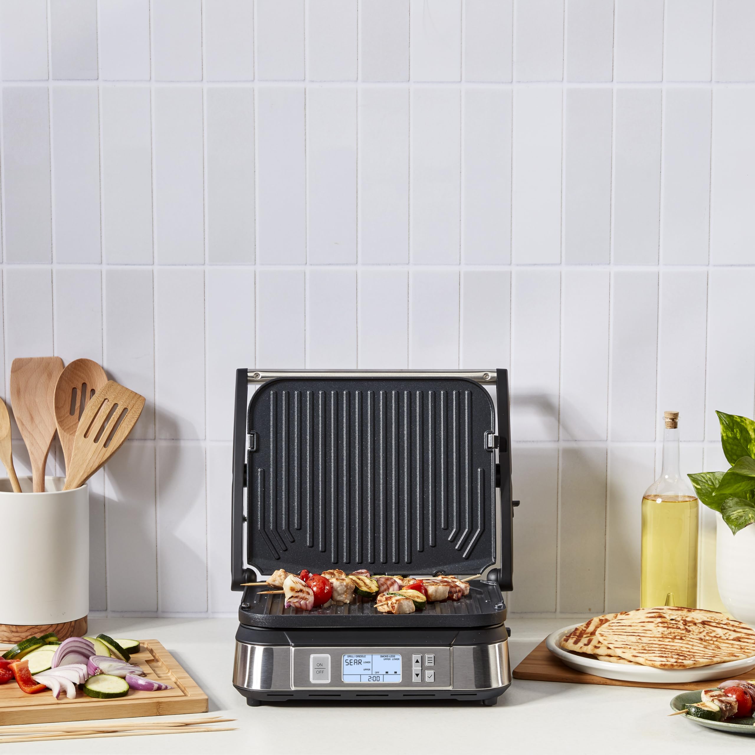 Cuisinart Griddler® with Smoke-Less Mode, GR-6SNAS