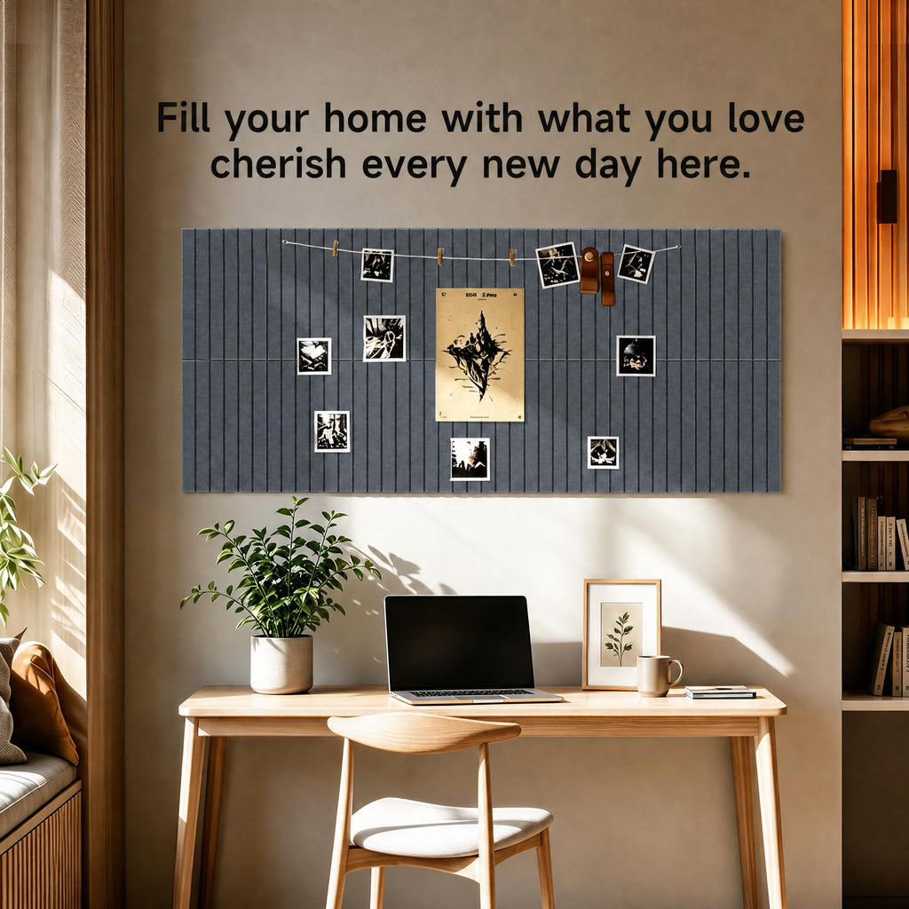 Art Acoustic Panels for Wall,5 Pack Sound Absorbing Panels,47.2” x 23.6” Soundproof Wall Panels,High-Density Acoustic Wall Panels,Decorative Sound Panels with Wood-Look