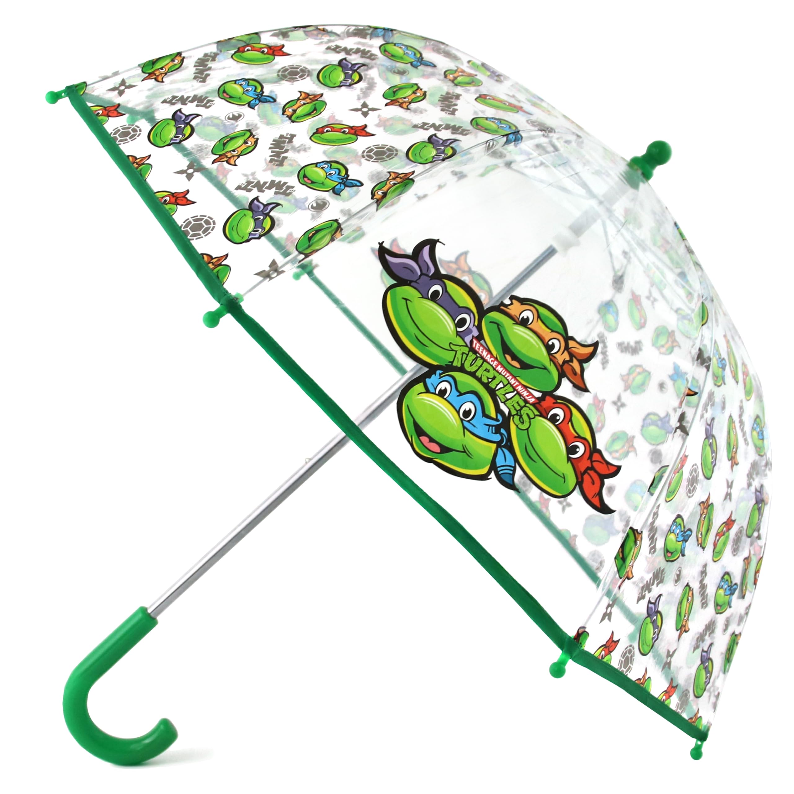 ABG Accessories Kids Umbrella for Boys and Girls Dome clear bubble umbrellas for Rain Windproof & Transparent with Easy Grip Handle Ages 3-10