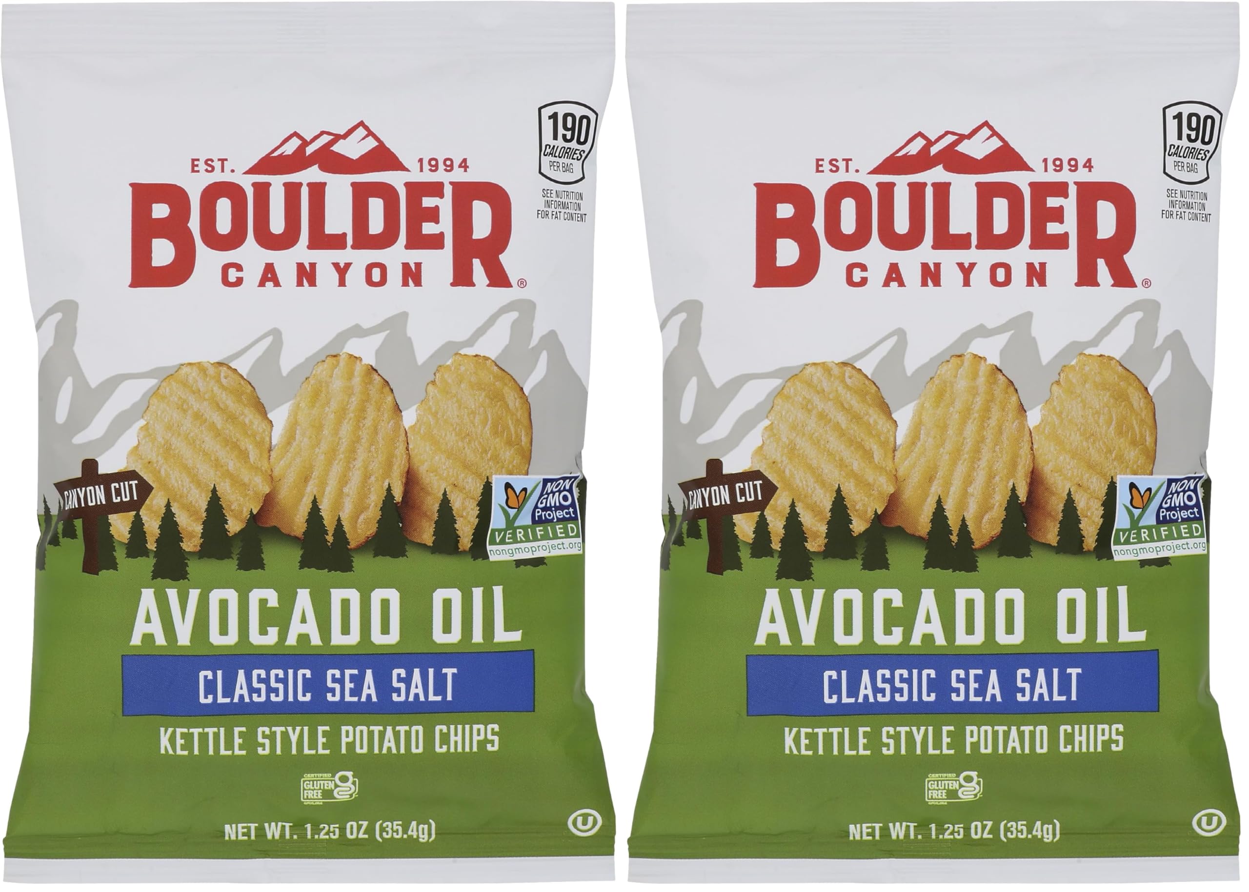 Boulder Canyon Boulder Batch Agave Sriracha Kettle Potato Chips, 5.25 oz - Pack of 12