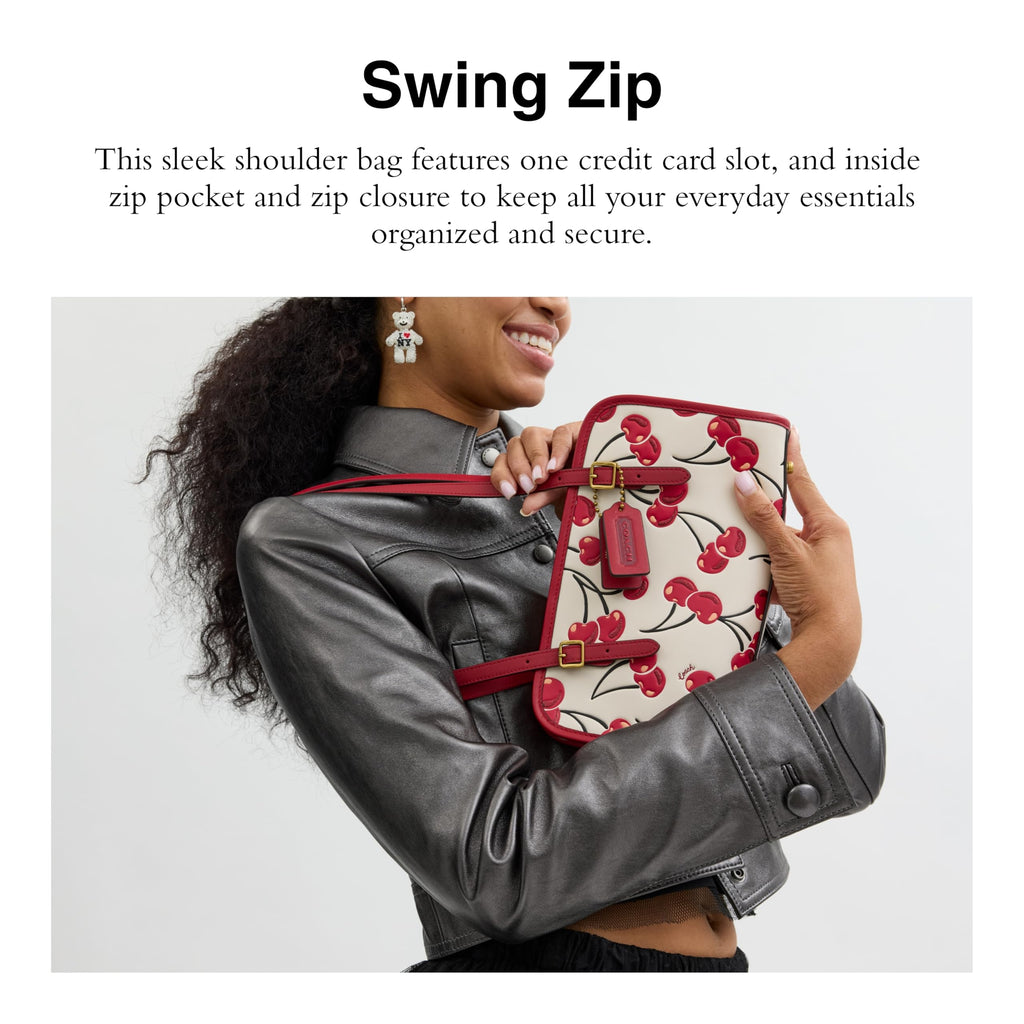 COACH Swing Zip Bag with Grommets