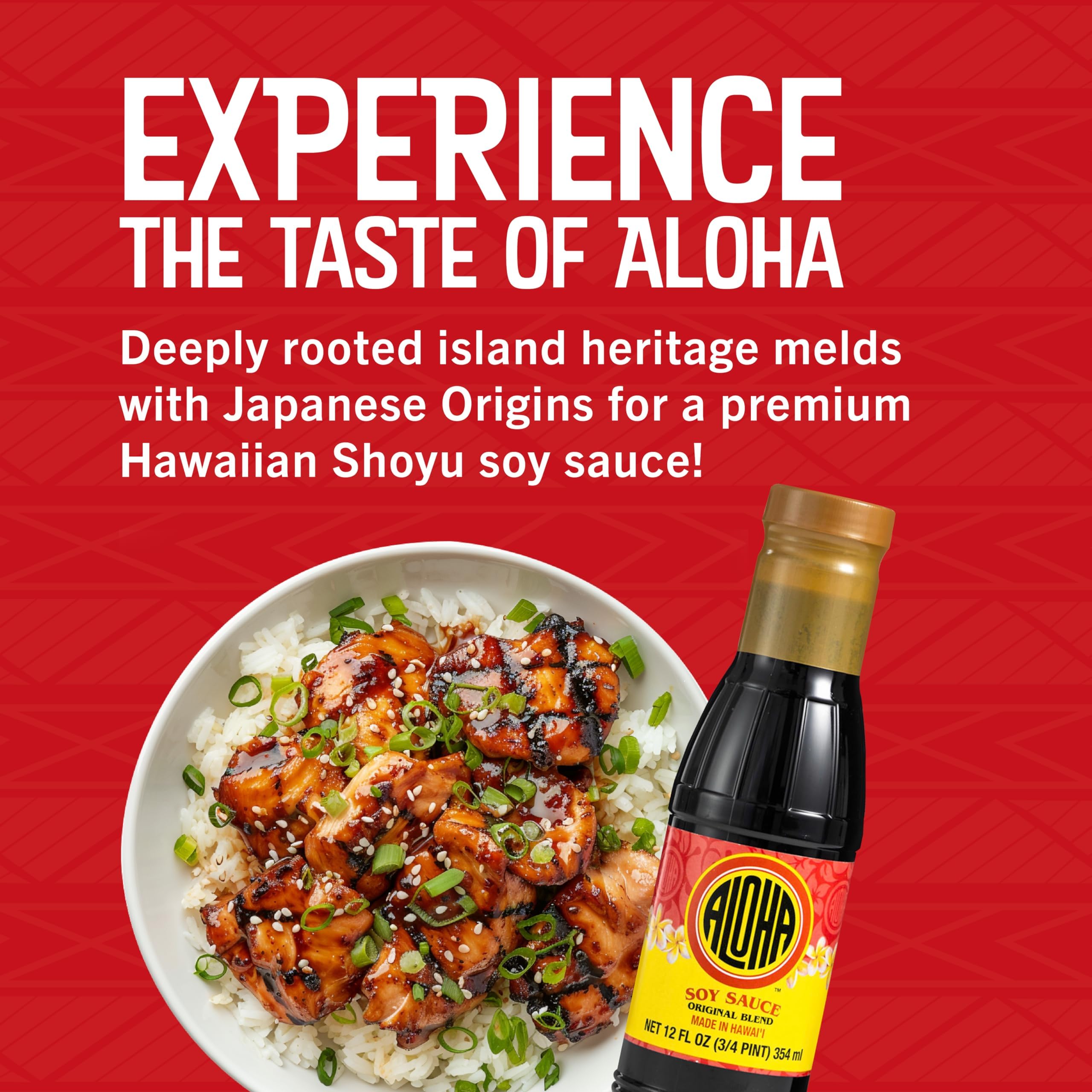 Aloha Shoyu - Lower Salt Soy Sauce with 25% Less Sodium - Versatile and Balanced Shoyu Sauce - Made in Hawaii - 12 oz. Bottle