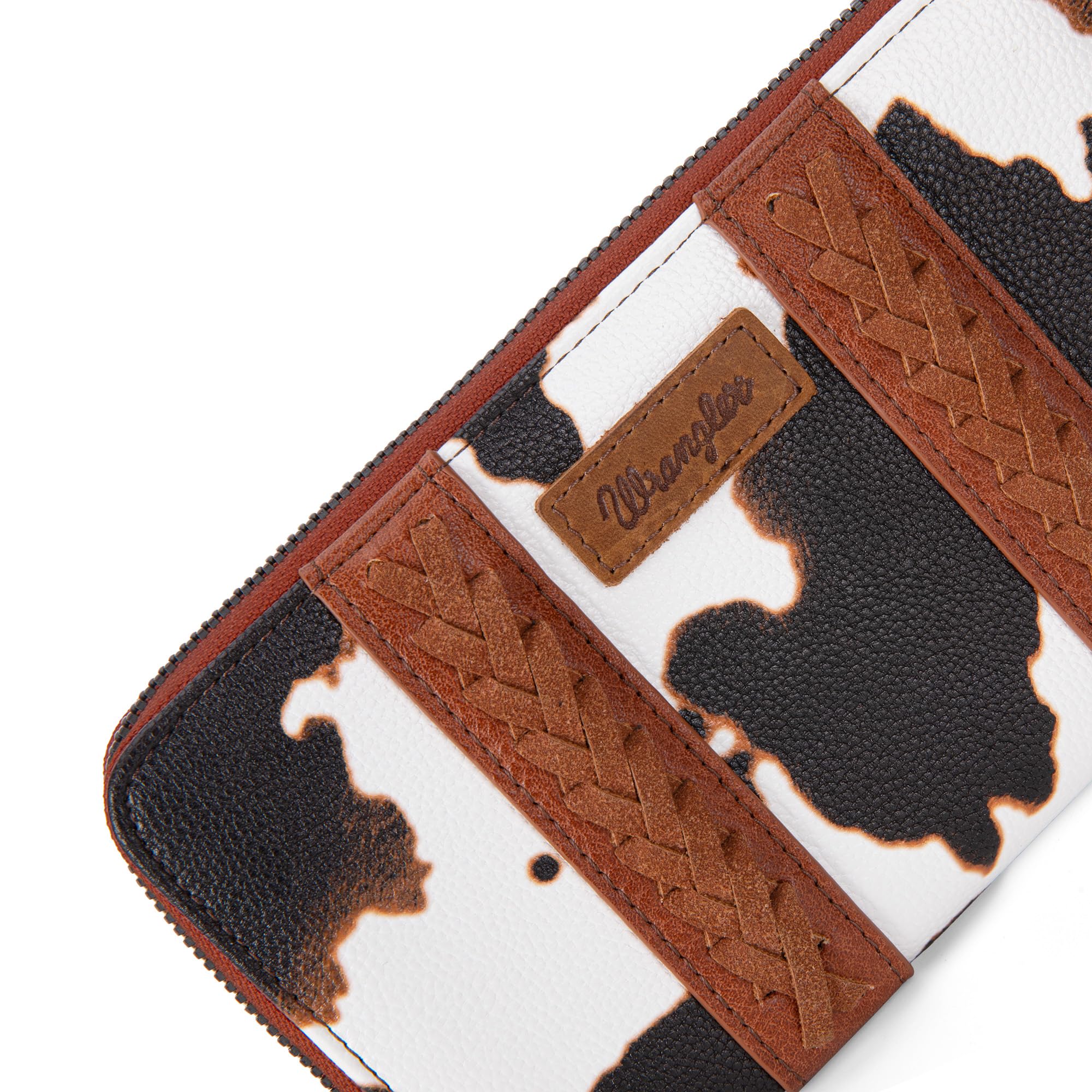 Wrangler Wallet Purse for Women Western Aztec Clutch Wristlet Wallet with Credit Card Holder