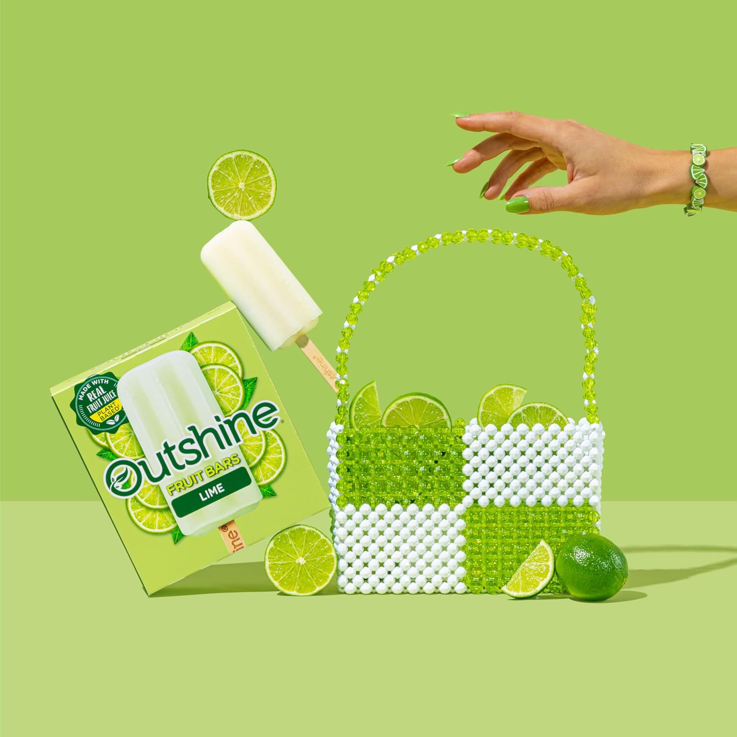 Outshine, Lime Frozen Fruit Bars, 6 Count (Frozen)