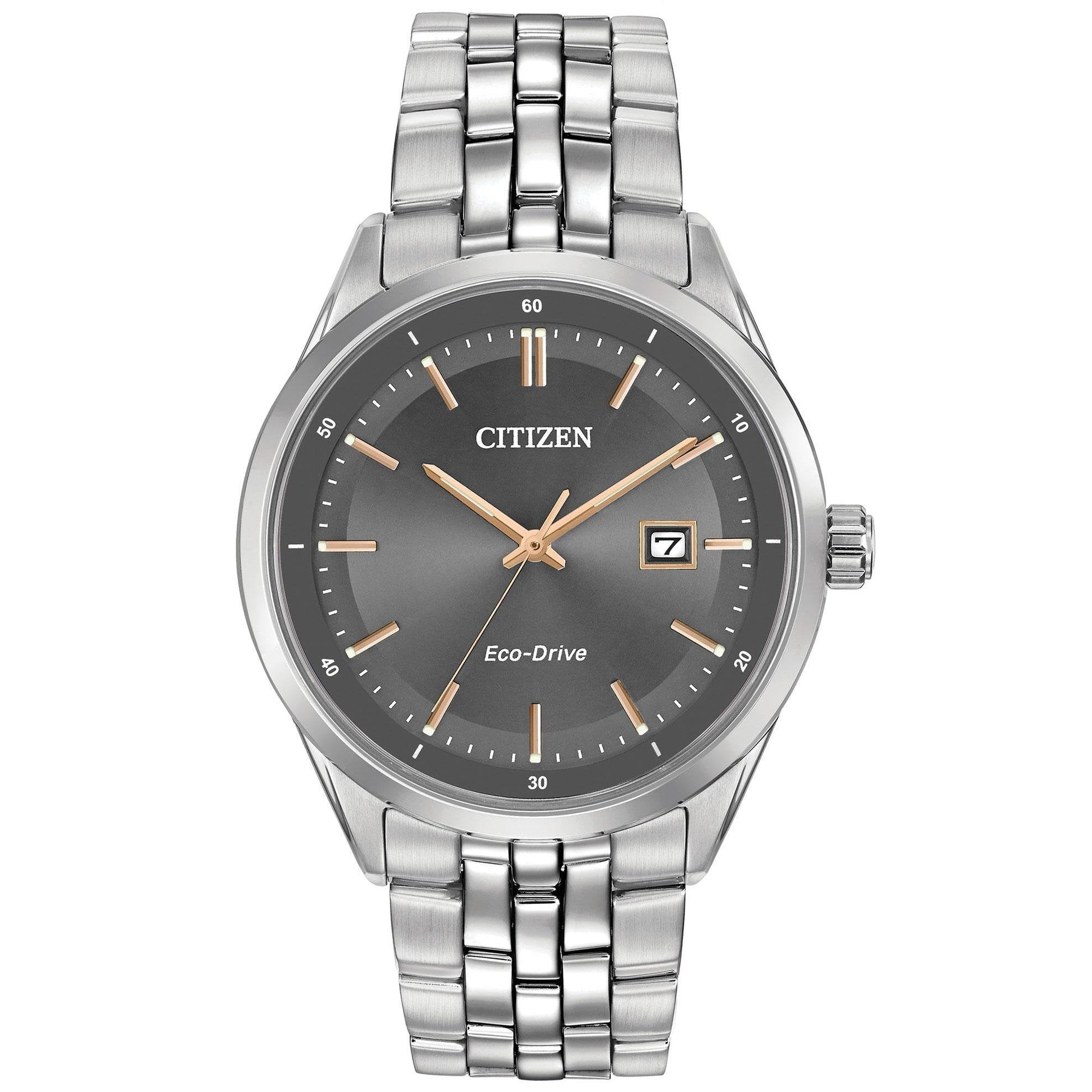 Citizen Men's Classic Addysen Eco-Drive Watch, 3-Hand Date, Sapphire Crystal