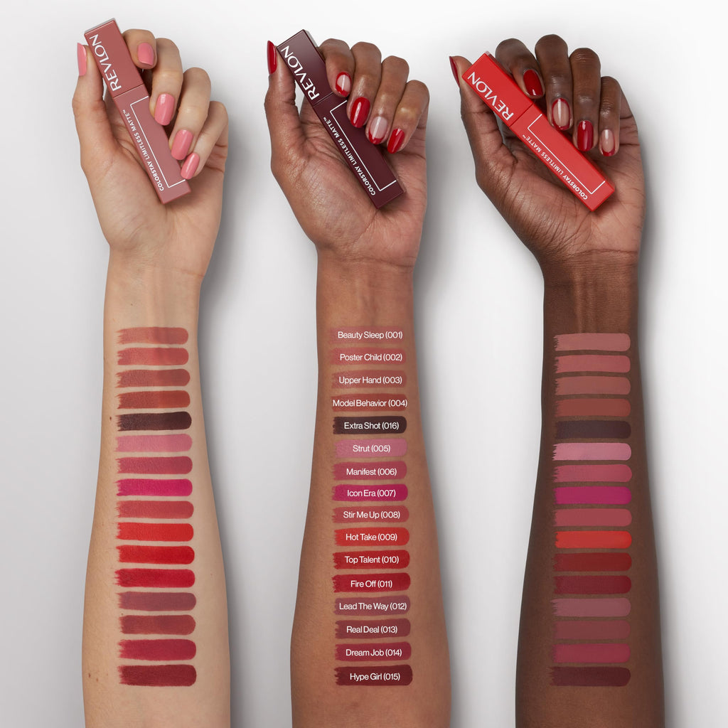 Revlon ColorStay Limitless Matte Liquid Lipstick, Vegan Formula, No-Budge, Longwear Lip Color, Long Lasting, Lightweight/Comfortable, Waterproof, 001 Beauty Sleep, 0.17 fl oz