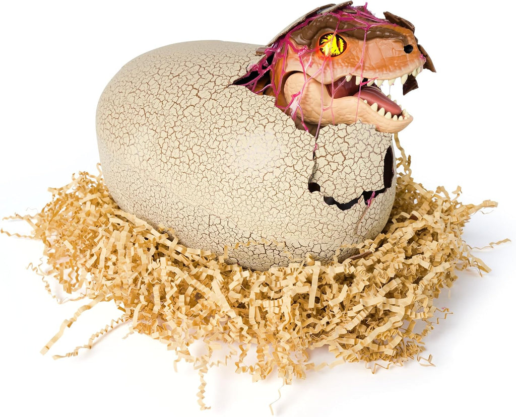 Primal Hatch Jurassic World Interactive Toy Dinosaur & Egg, Hatch & Train Your own Baby Dino with 100+ Sounds & Reactions, Kids Toys for Boys & Girls Aged 5 & Up