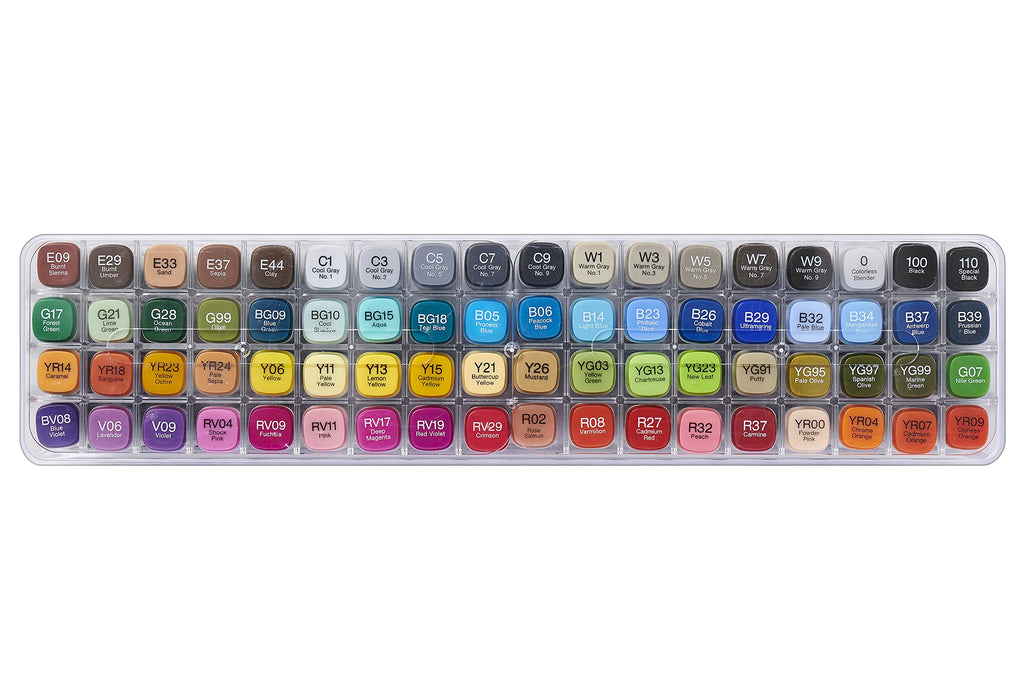 Copic Classic Marker Set, 72-Colors, Set B