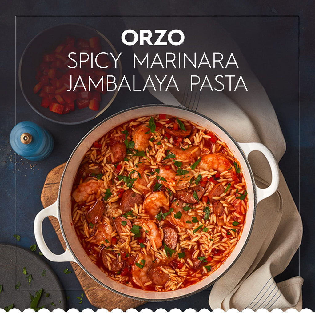 Barilla Orzo Pasta, 16 oz. Box - Non-GMO, Made with Durum Wheat Semolina - Kosher Certified