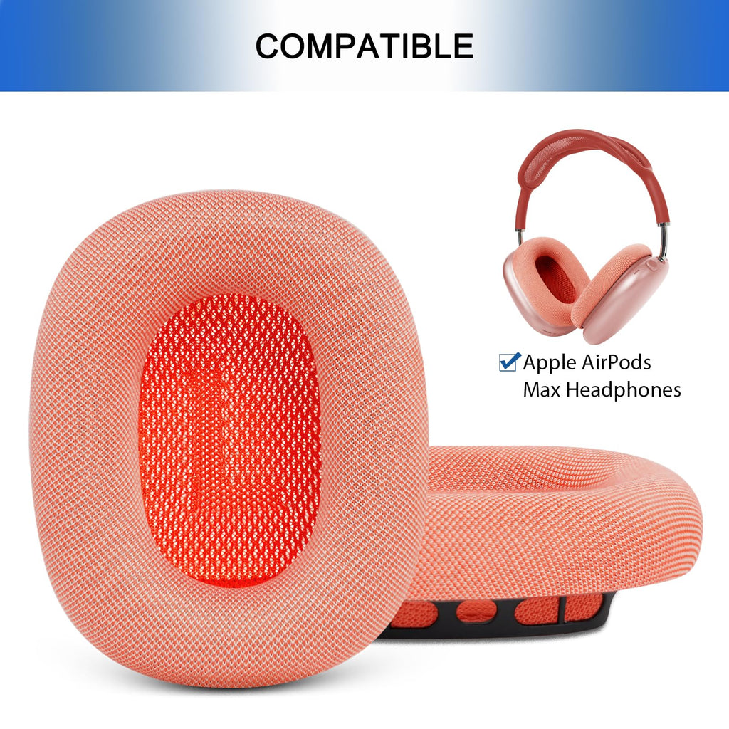 Ear Cushions for AirPods Max - Mesh Fabric Ear Cups Cover Replacement - Upgraded Cushion for Apple Air Pods Max Headphones (Green)